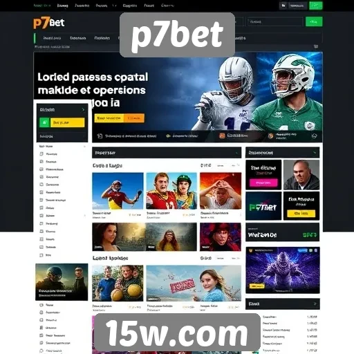 novidades no design do site p7bet